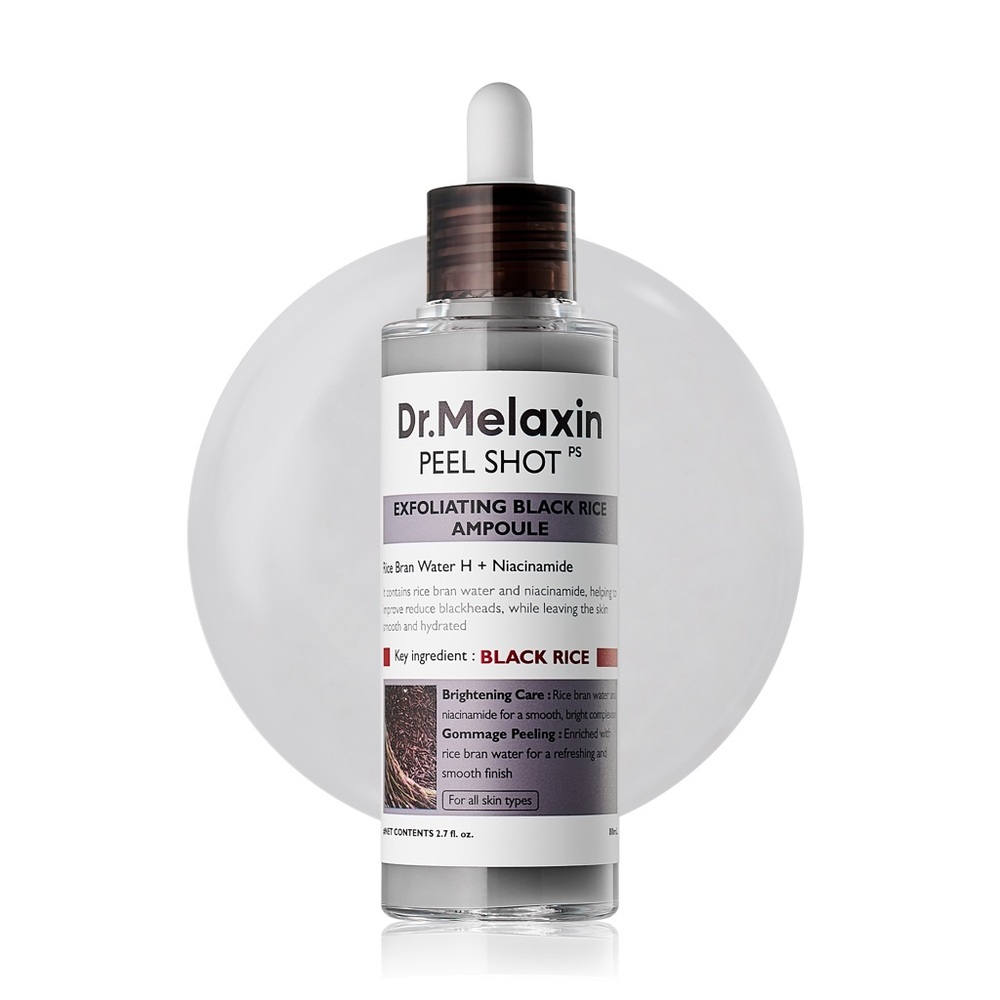 Dr. Melaxin Peel Shot Glow Black Rice Ampoule [new] 2.7floz